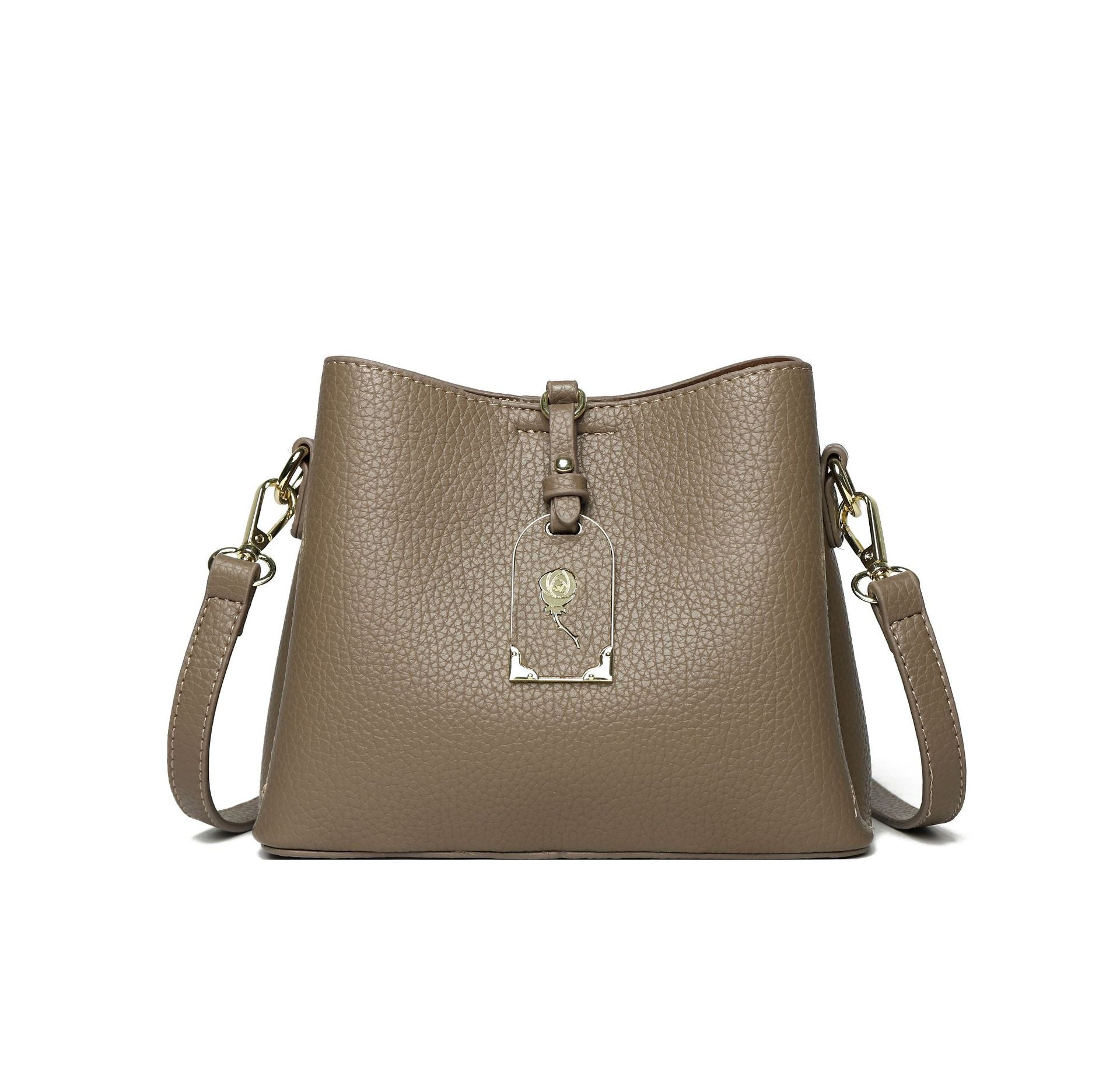 Schulter-Crossbody-Bag mit Textur