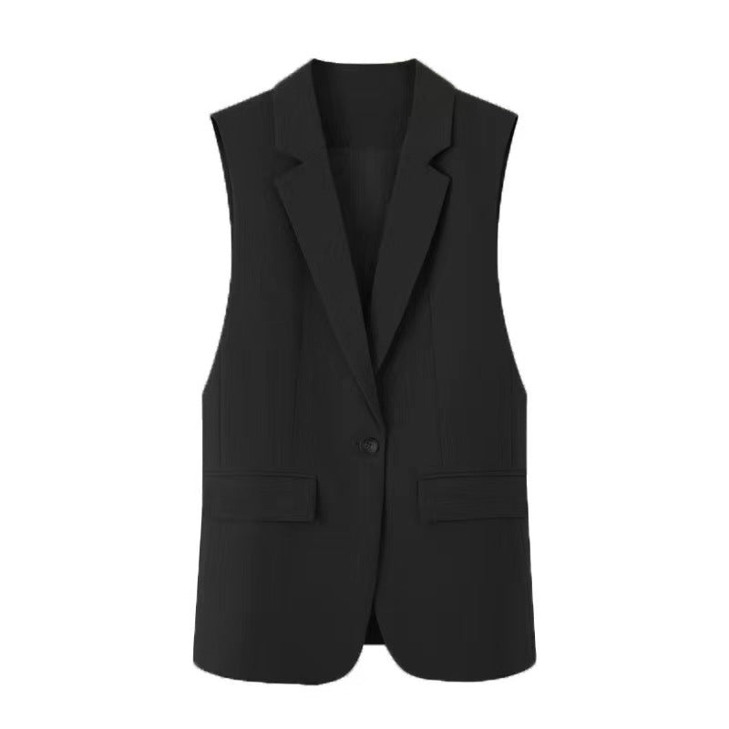Elegante Slim-Fit Weste mit Split-Panel