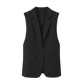 Elegante Slim-Fit Weste mit Split-Panel
