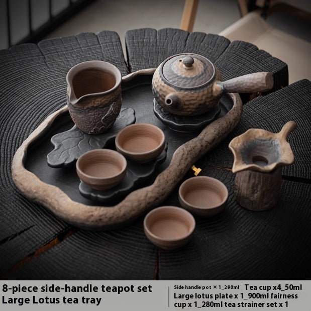 Tee-Set mit Tasse und Teetablett