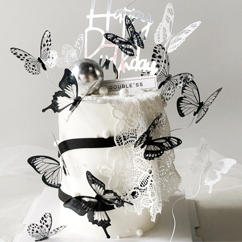 Bunte Schmetterlings-Teig-Set für Kuchen – Bild 3 | LuxeStyle