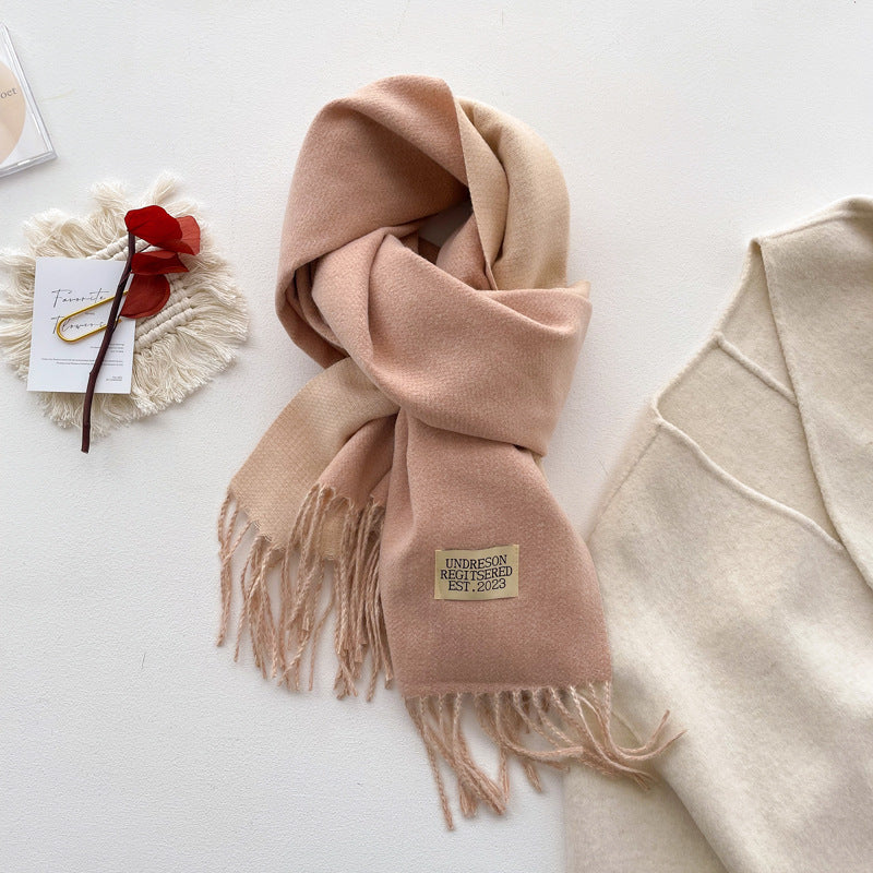 Doppelseitiger Schal – Bild 6 | LuxeStyle
