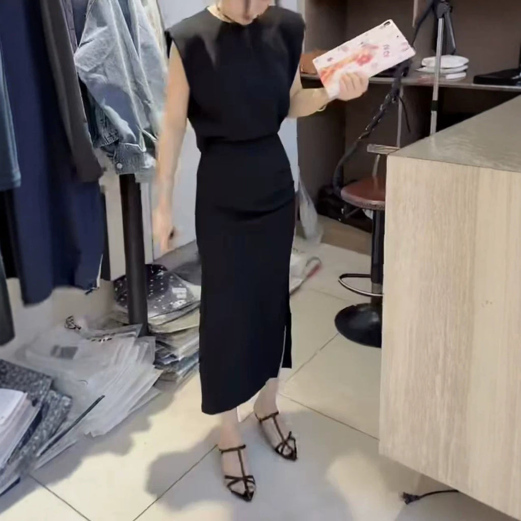 Rückenfreies ärmelloses Bodycon Kleid – Bild 6 | LuxeStyle