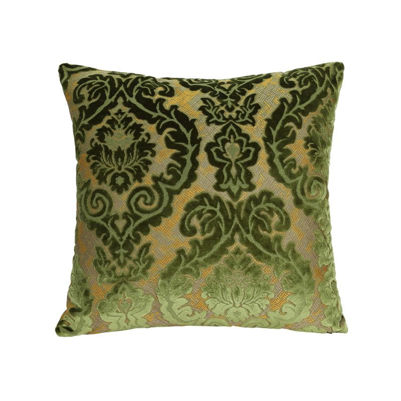 Jacquard Kissenbezug mit Stickerei
