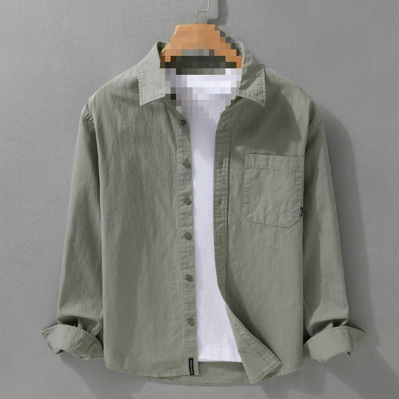 Herren Hemd im japanischen Stil, Loose Fit – Bild 2 | LuxeStyle