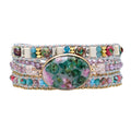 Damen Armband mit Farbblock-Steinperlen | LuxeStyle