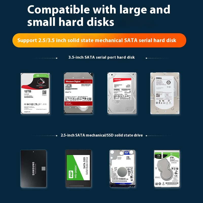 USB 3.0 Festplattengehäuse für 3.5 Zoll SATA HDD/SSD