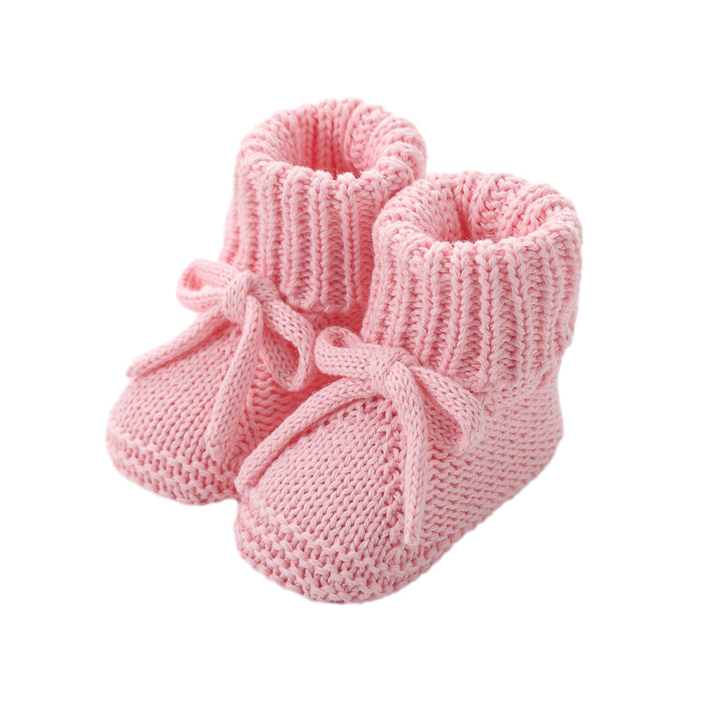 Strickschuhe für Kleinkinder mit Schleife – Bild 14 | LuxeStyle