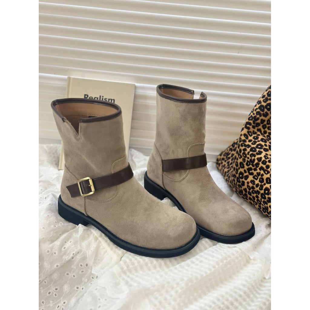 Retro Biker Stiefel