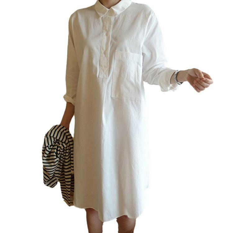 Figurbetontes Einreihiges Langarmkleid