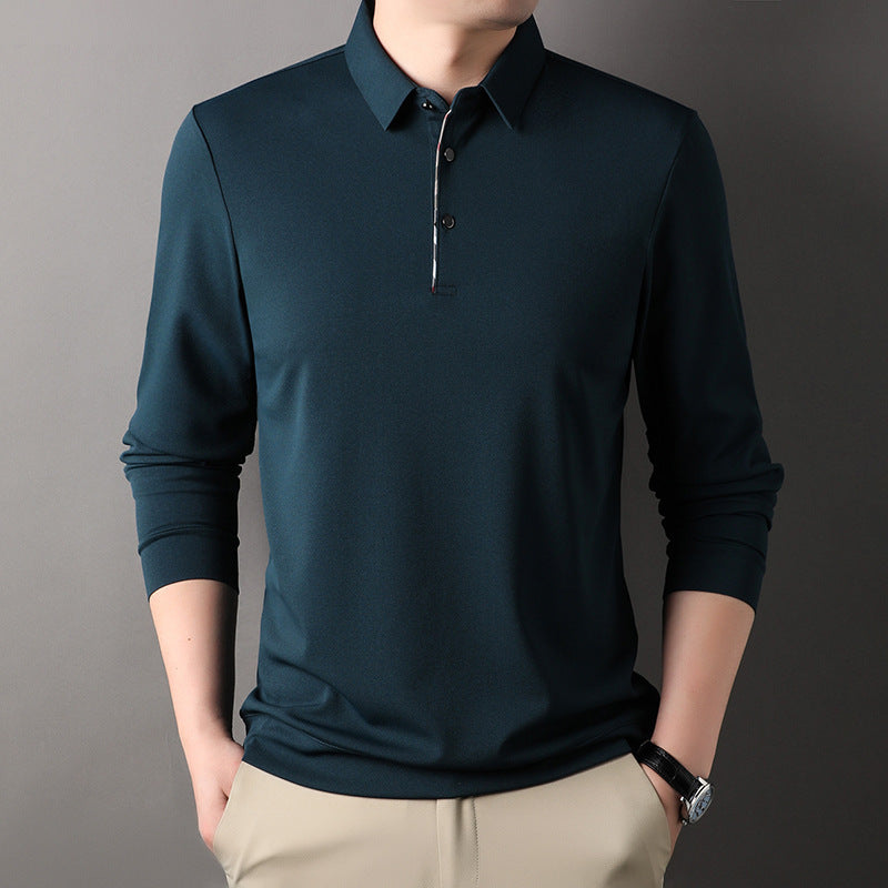 Herren-Polo mit Langarm