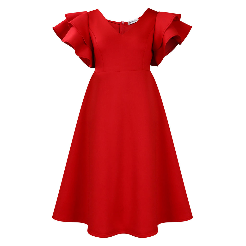 Rüschen-Kleid
