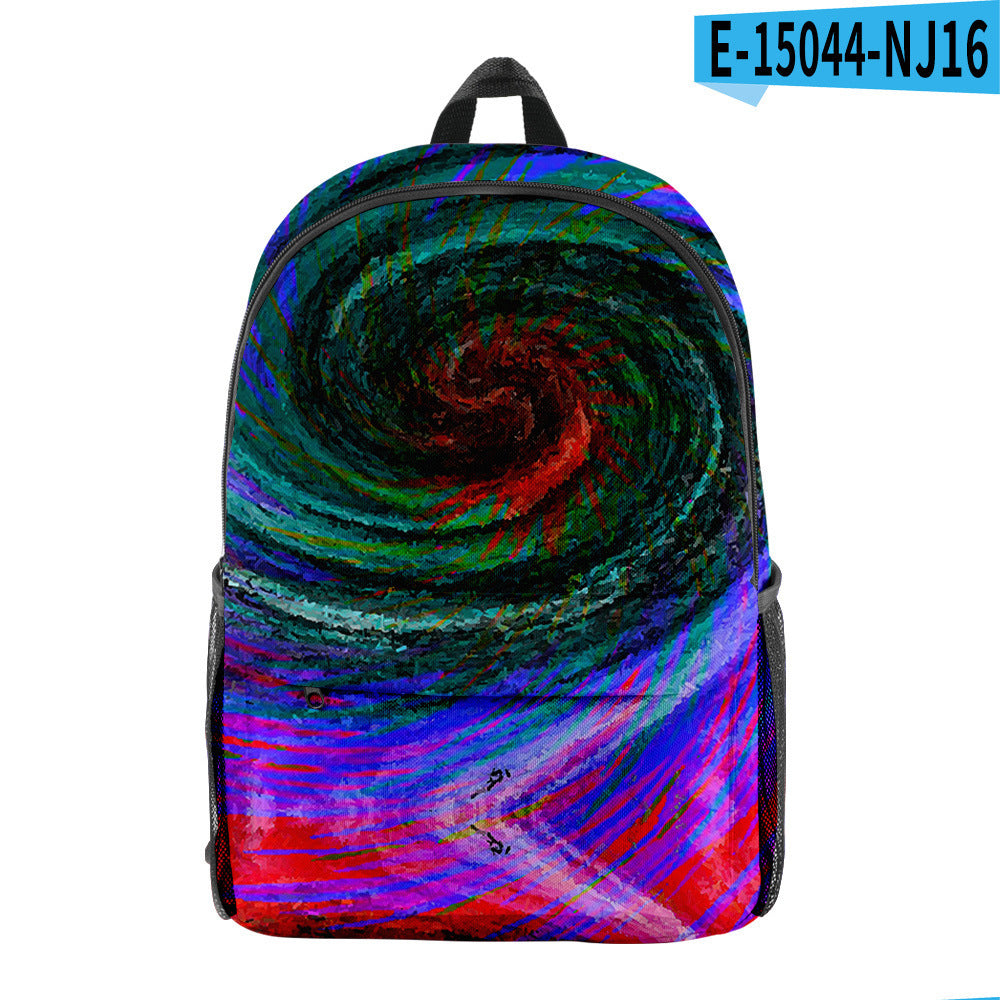 Tie-Dye Rucksack mit Digitaldruck – Bild 10 | LuxeStyle