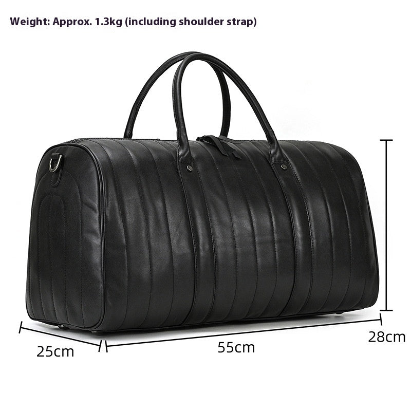 Schwarze Herren Reisetasche Casual – Bild 6 | LuxeStyle