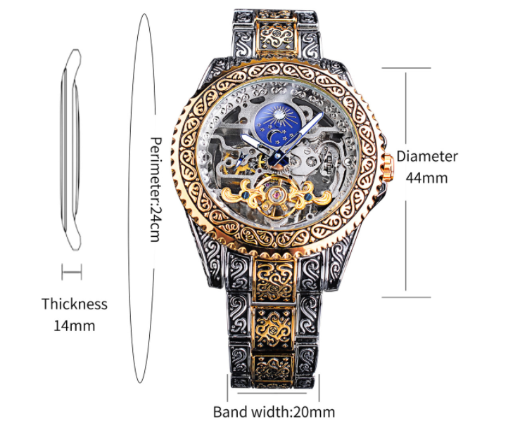 Mechanische Herrenuhr im Retro-Design – Bild 7 | LuxeStyle