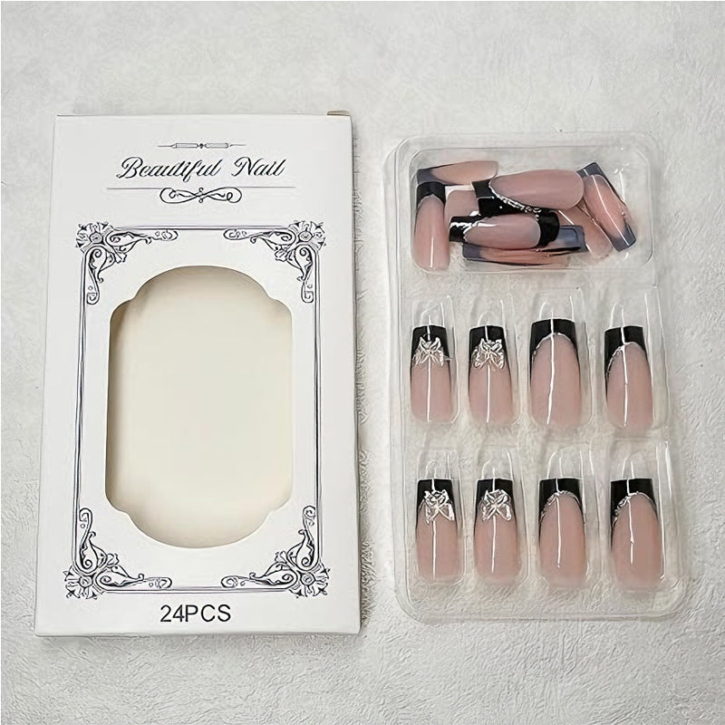 Künstliche Nägel mit Schmetterlings-Design – Ansicht 6