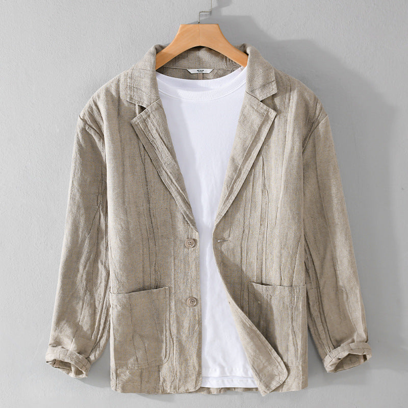 Leinenhemd für Herren – Langarm, locker & schlicht – Bild 4 | LuxeStyle