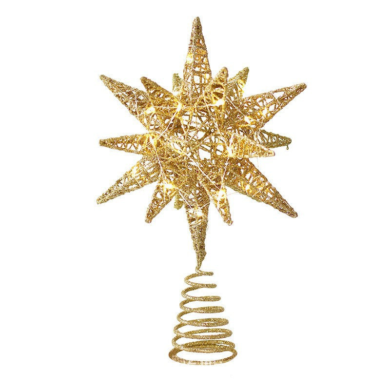 Explosionsstern für Weihnachtsbaum, gegossenes Eisen, 20 × 30 cm, 20 – Bild 6 | LuxeStyle