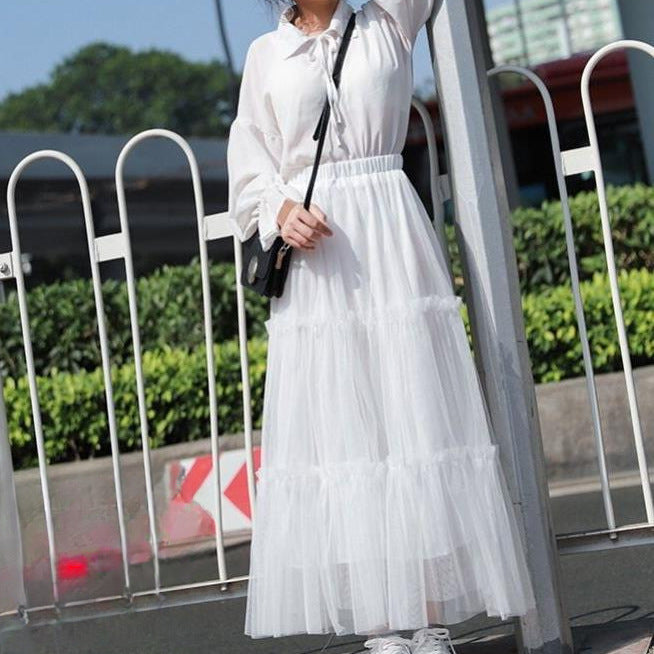 Midi-Kleid im Fee-Stil für Frühling und Sommer