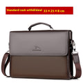 Business Aktentasche Schultertasche aus PU-Leder | LuxeStyle