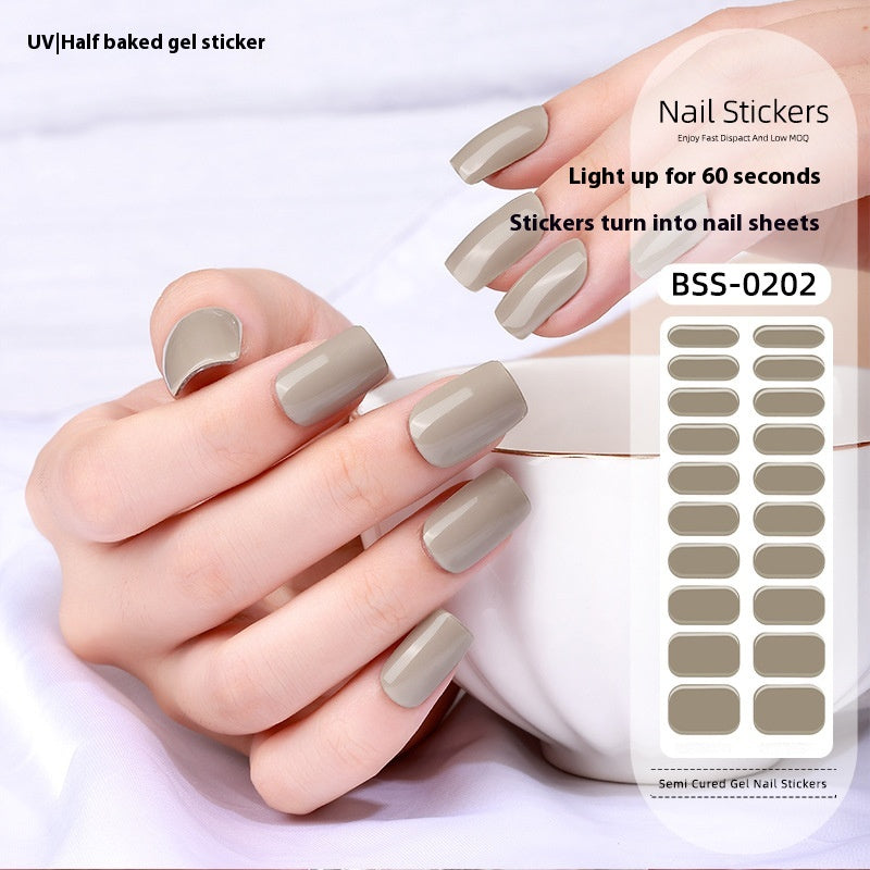 Pure Color UV Gel-Nagelsticker