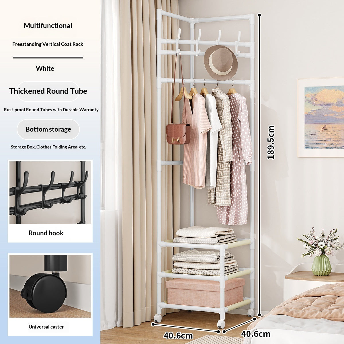 Doppelstöckiger Kleiderständer – Bild 7 | LuxeStyle