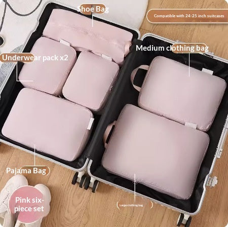 6er Set komprimierbare Reise-Organizer – Bild 5 | LuxeStyle
