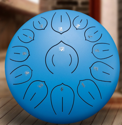 12-Zoll 13-Ton Lotus Heart Steel Tongue Drum