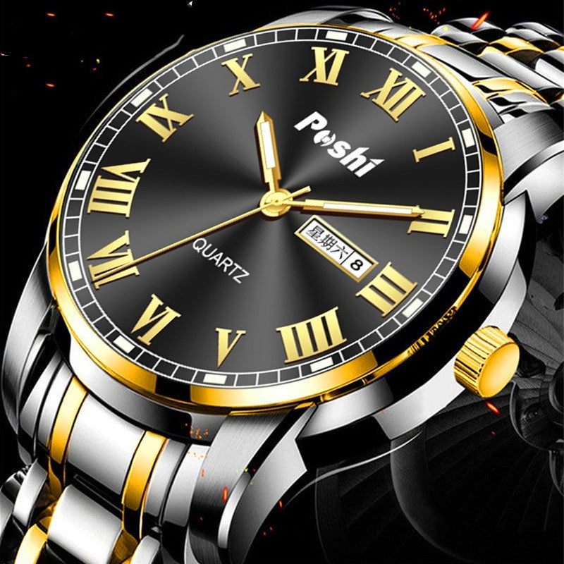 Herrenuhr Stahlband, Leuchtend, Wasserdicht – Bild 7 | LuxeStyle