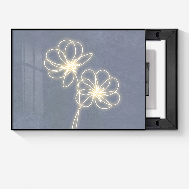 Abstrakte Linien Wandbild