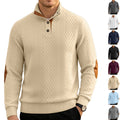 Herren Jacquard Pullover Langarm