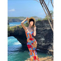 Dopamin-inspiriertes Resort-Kleid mit Print – Bild 7 | LuxeStyle