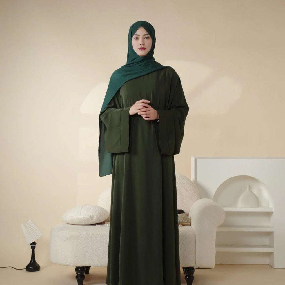 Einfarbiges Minimalistisch Kleid