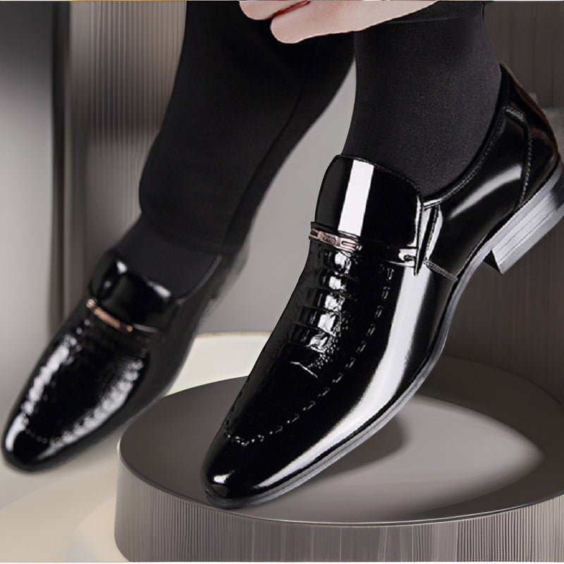 Herrenschuhe Kroko-Muster Lackleder – Bild 8 | LuxeStyle