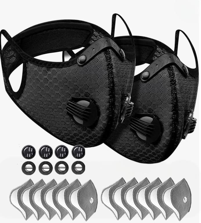 Sport Gesichtsmaske mit Aktivkohlefilter – Ref. CJ-1967502691458240513