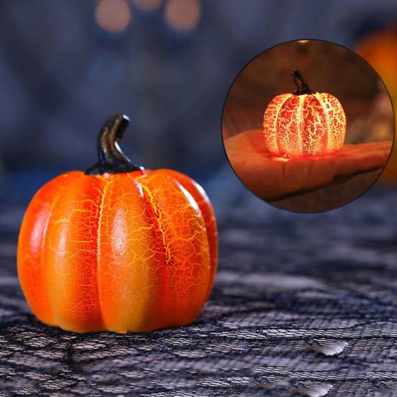 Halloween Kürbis-LED-Lampe · Orange