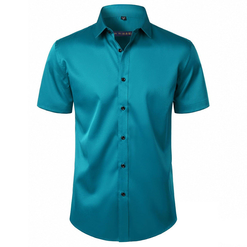 Unifarbener Stretch-Cardigan für Herren – Bild 2 | LuxeStyle
