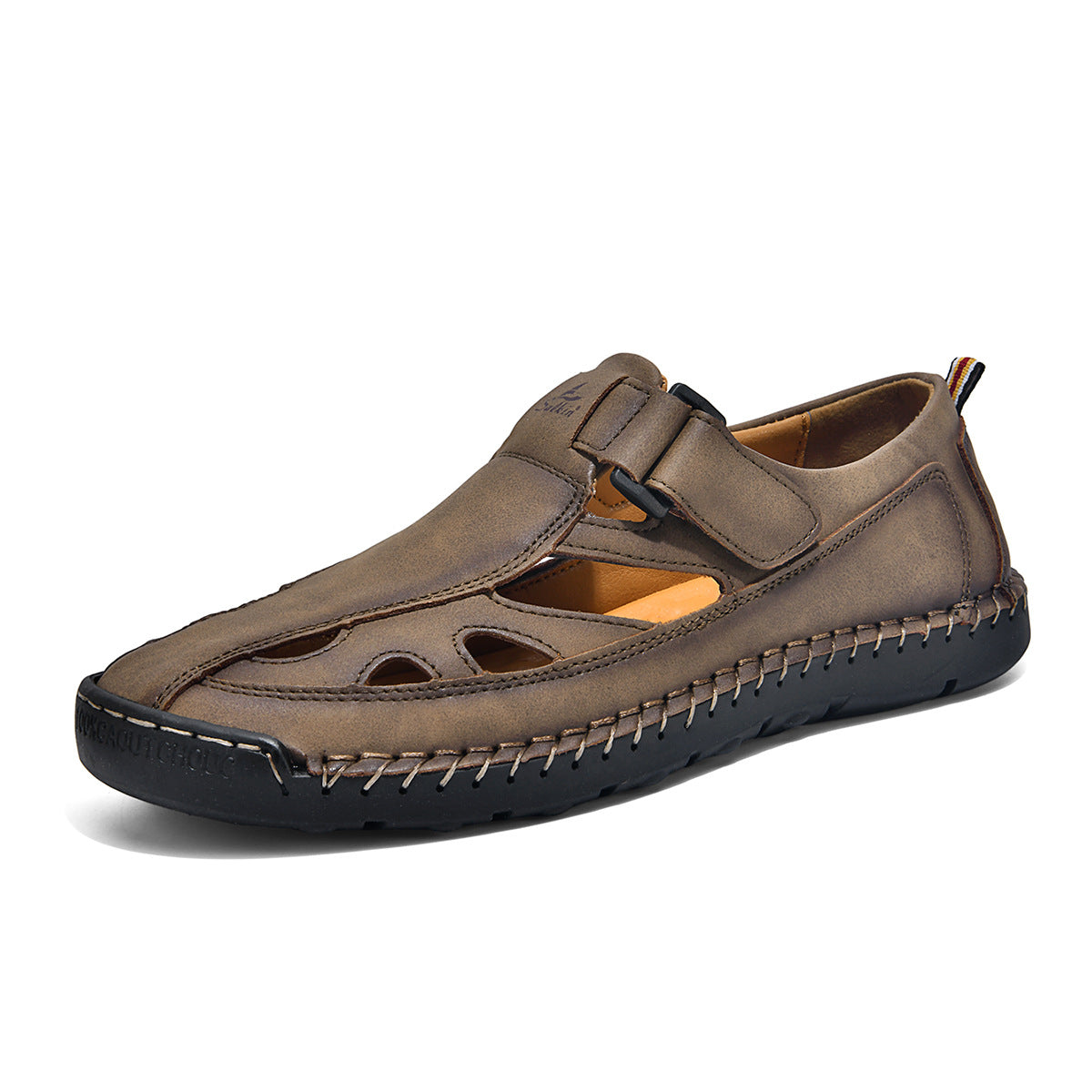 Atmungsaktive, handgenähte Sandalen für Herren