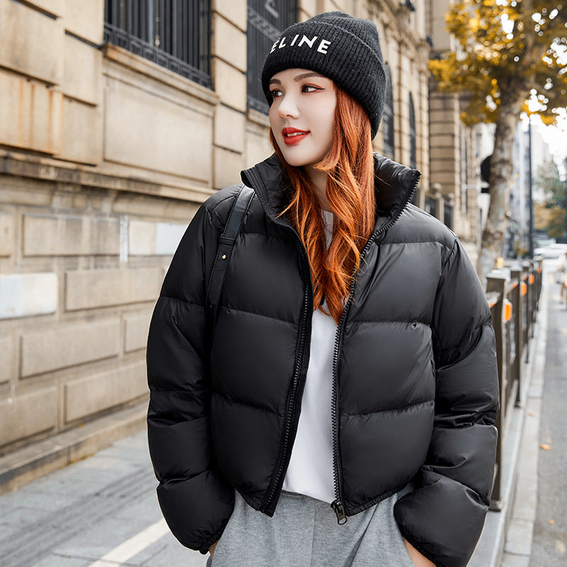 Kurze, wattierte Damenjacke – Bild 4 | LuxeStyle