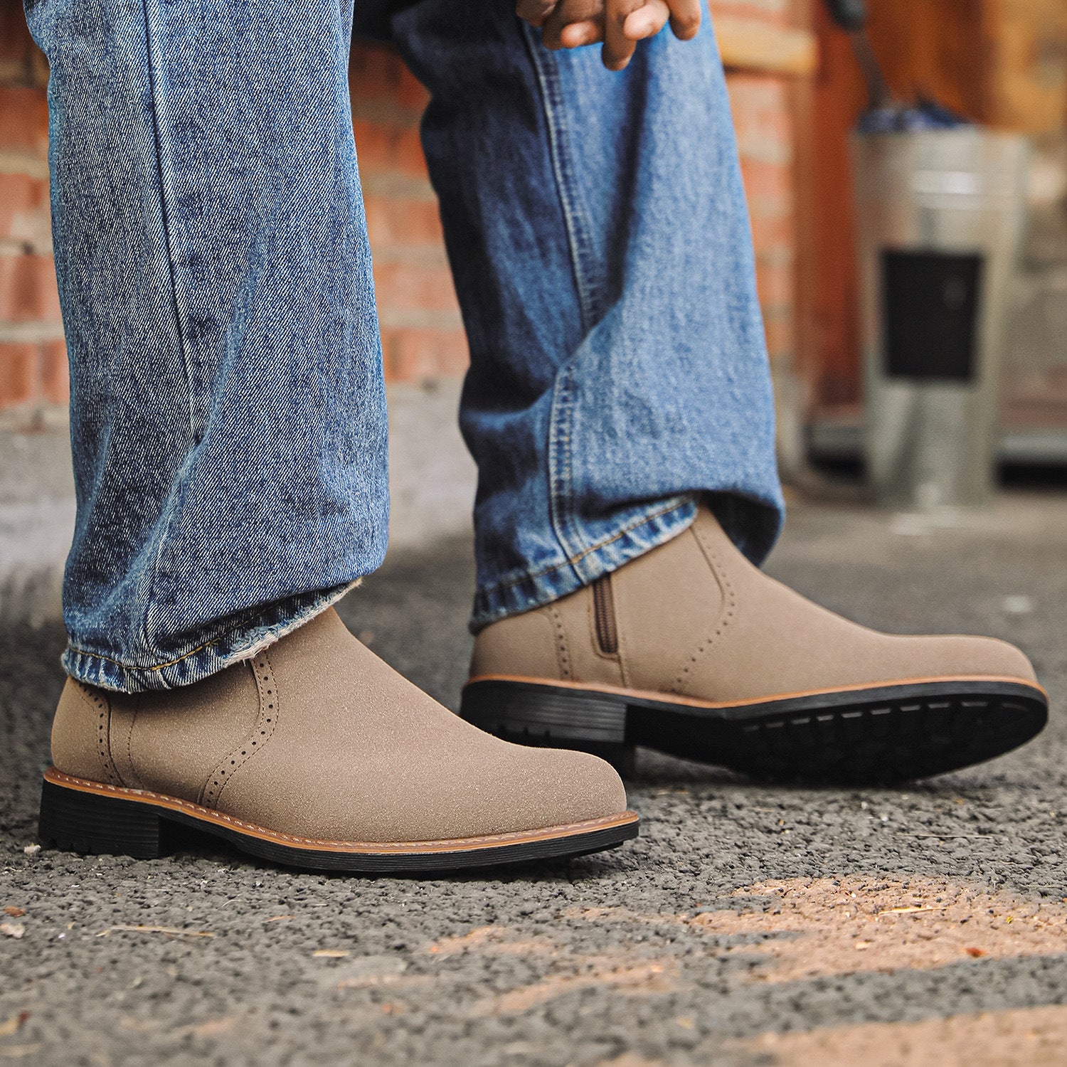 Herren Herbst-Boots mit Fleece-Futter