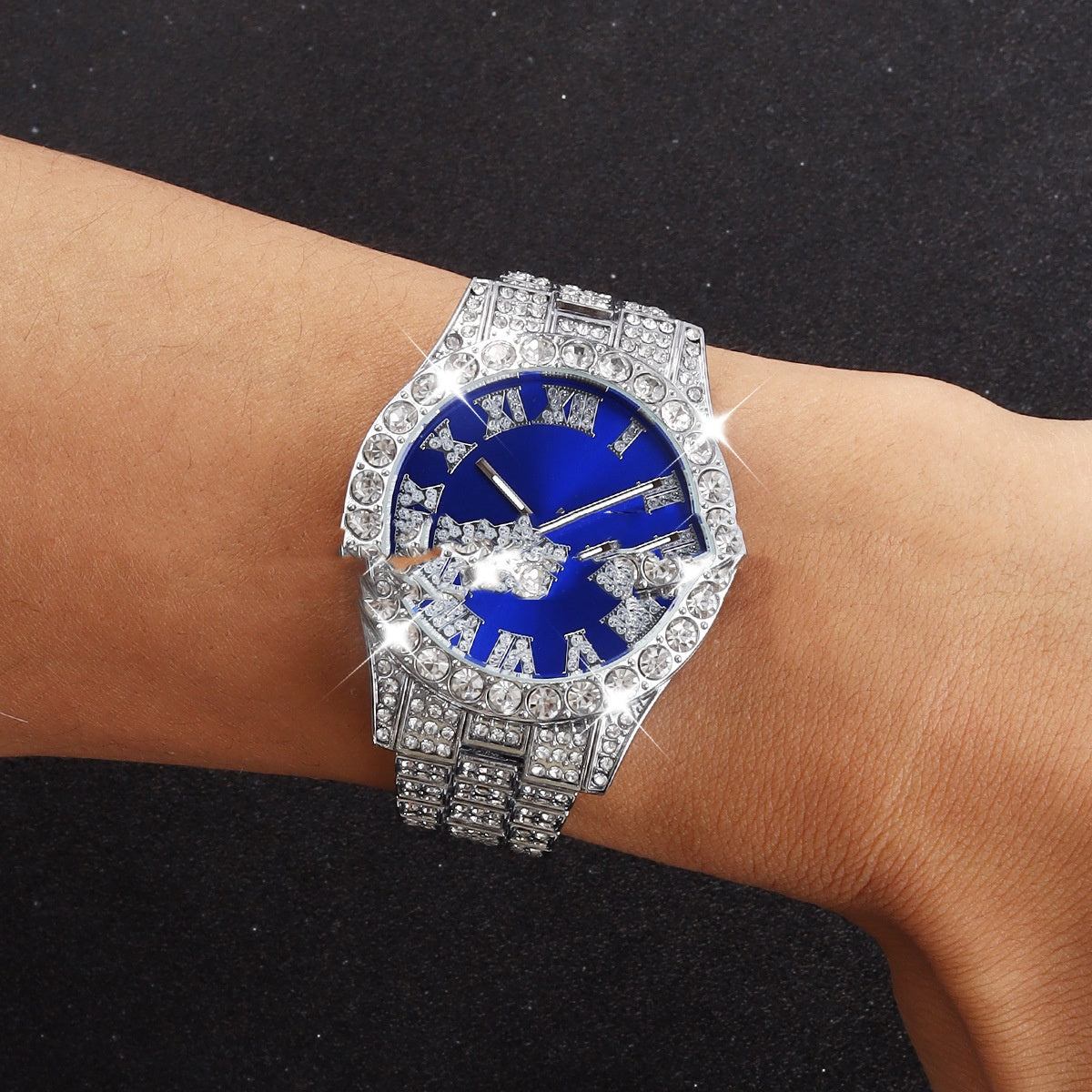 Quarz-Herrenuhr mit Armband und Halsketten – Bild 3 | LuxeStyle