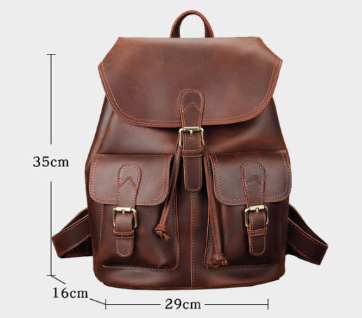Grosses Lederreise-Backpack für Freizeit – Bild 2 | LuxeStyle