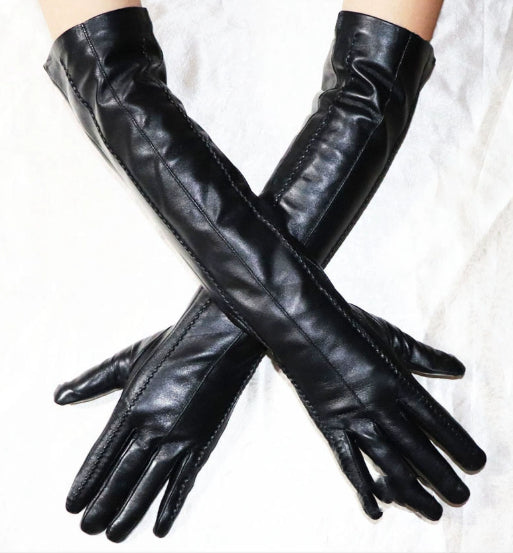Lederhandschuhe mit Fleecefutter