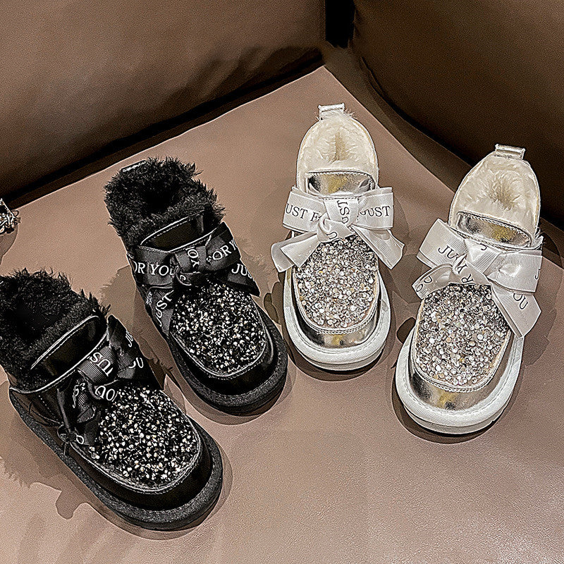 Warme Kinder-Winterstiefel aus Baumwolle – Bild 8 | LuxeStyle