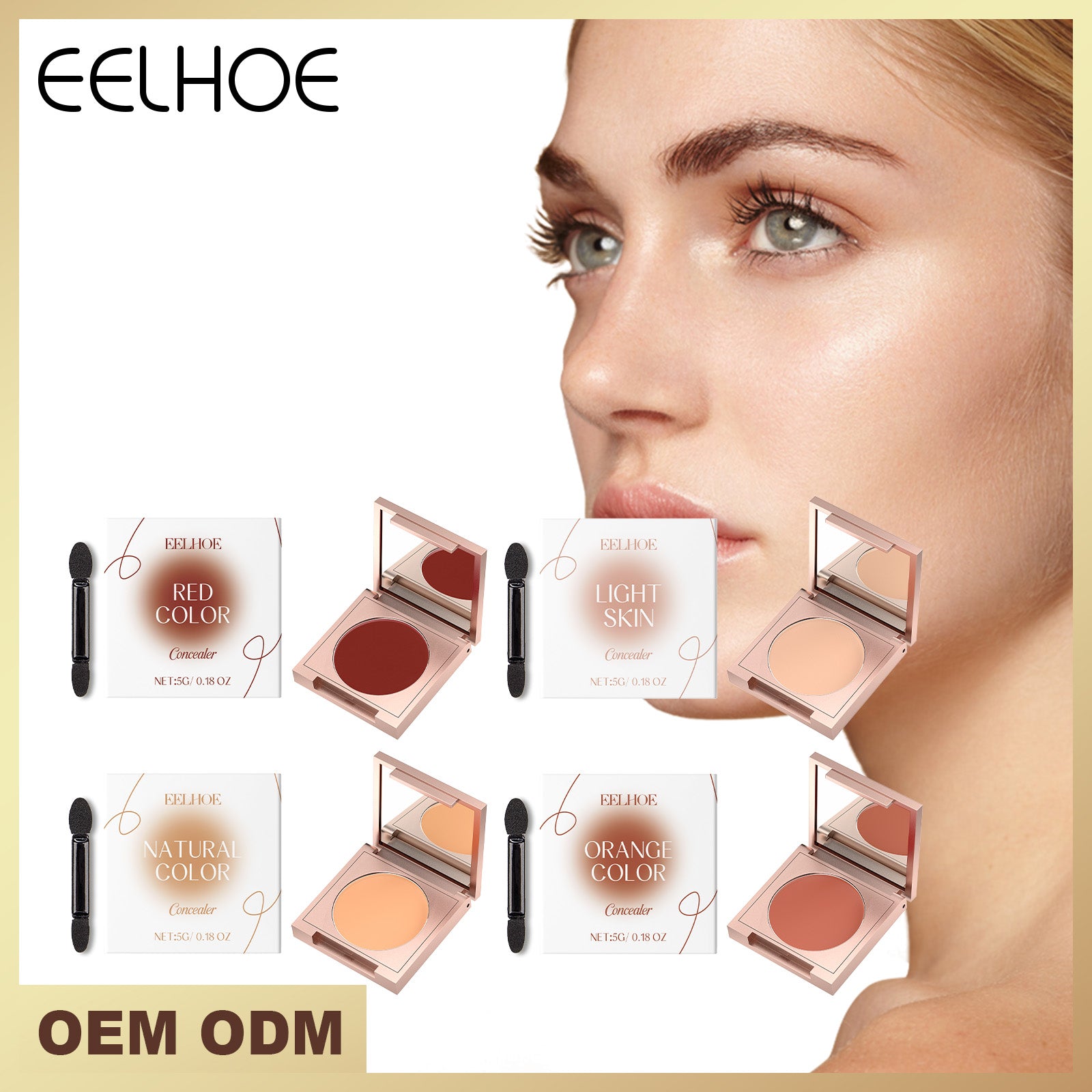 Leichtes Concealer für helle Haut