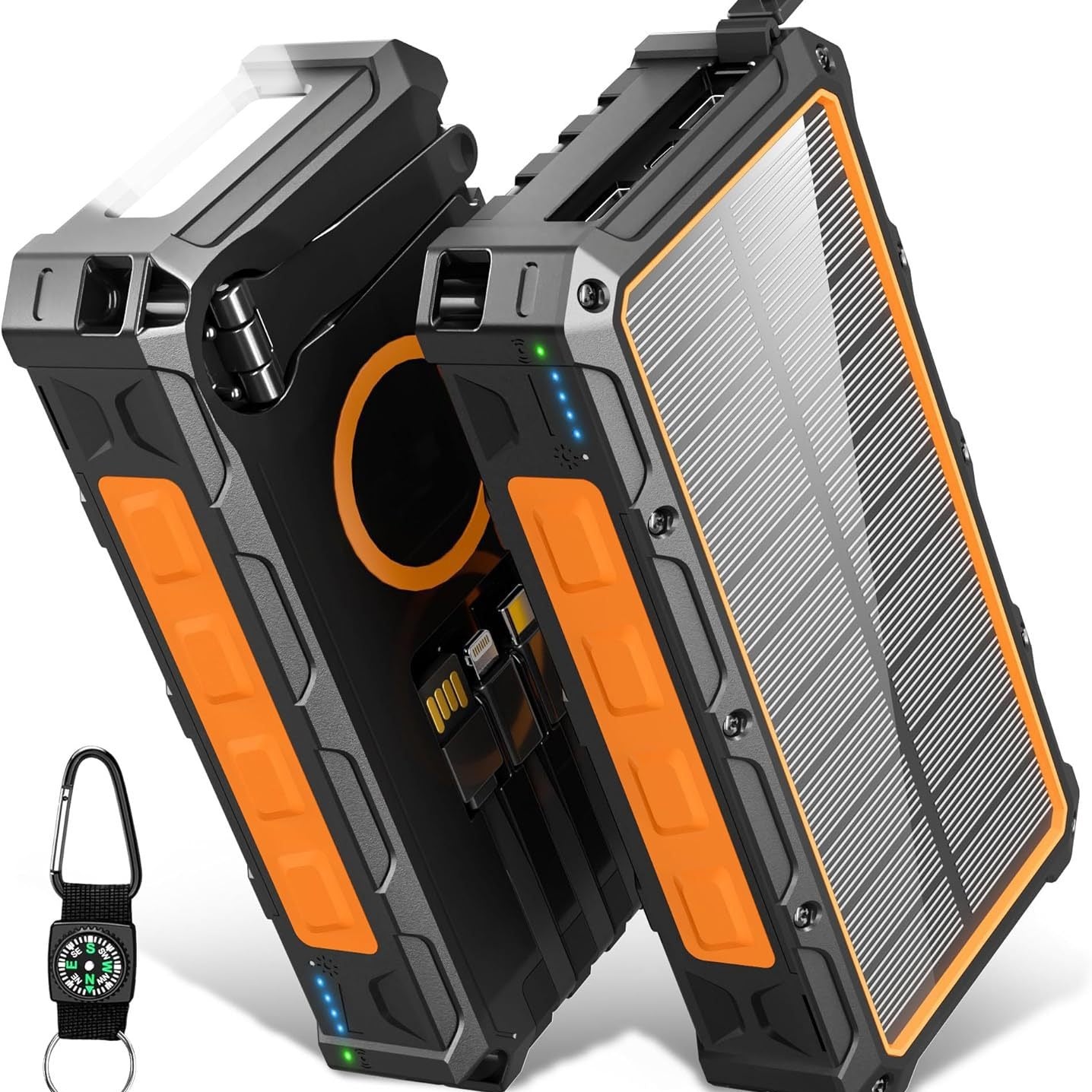 Solar Powerbank mit Kurbel