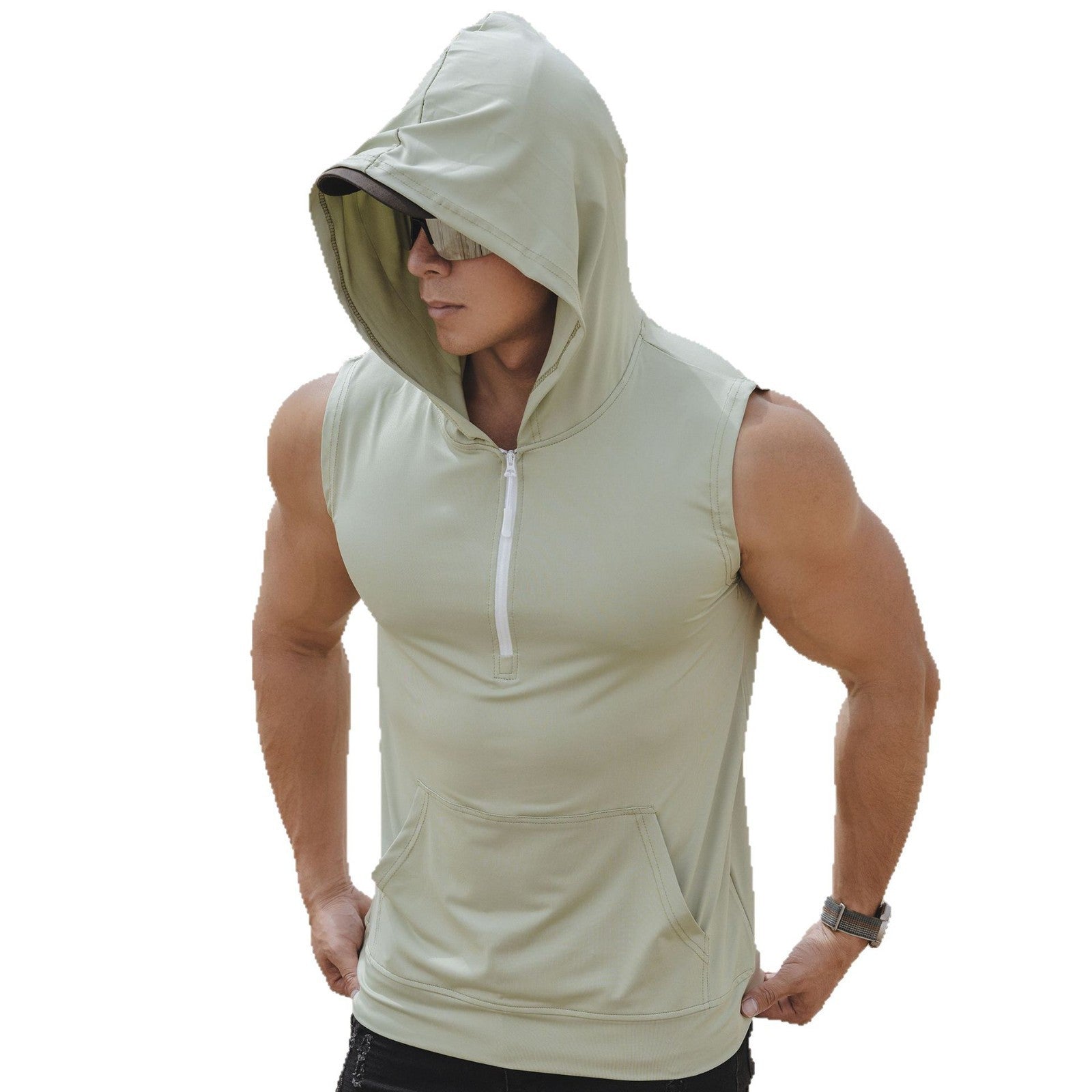 Sportlicher Herren Hoodie mit Reissverschluss