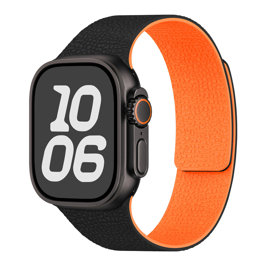 IwatchS10 Silikonarmband mit Litschi-Muster