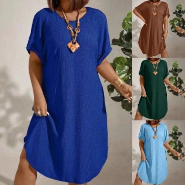 Sommerkleid «Sole» · Casual Midi, Raglan-Ärmel