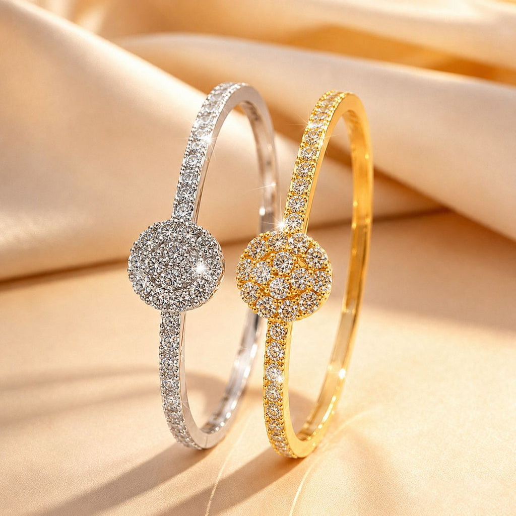 Minimalistisches Armband mit Strass